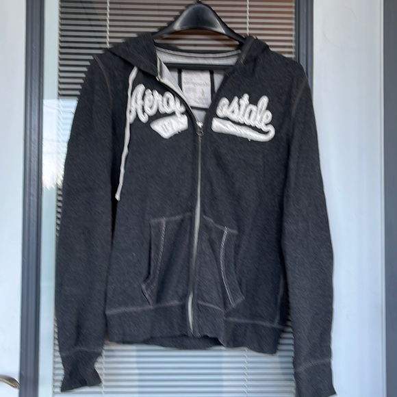 Aeropostale Hoodie Grey Size L - Picture 1 of 3